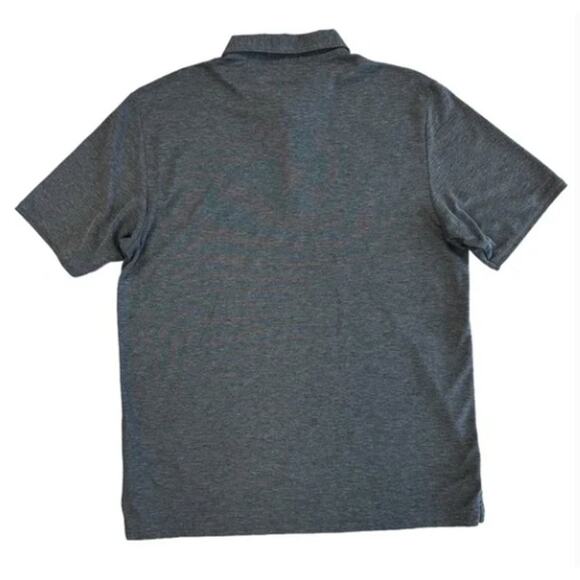 TRAVIS MATTHEW Men's Light Valley Short Sleeve Heathered Grey Polo Shirt Sz S - Picture 2 of 5